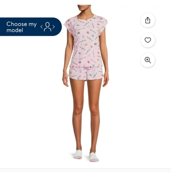 Warner bros "friends" pajama set 3x - Picture 2 of 5